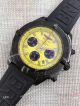 New Style Breitling B01 Black Case Chronograph Watch Black Rubber band (2)_th.jpg